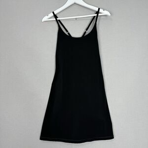 Ewedoos Womens Tennis Dress Small Black Golf Performance Athletic Strappy Back